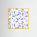 Falling Triple Lines Navy Blue -juliste – juliste ja taidepainatus