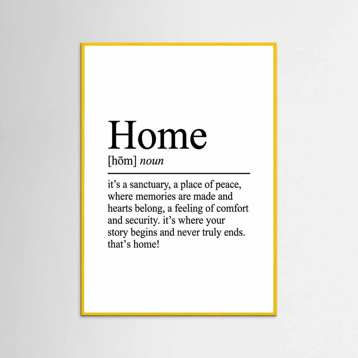 Yellow Wood Family Definition Art