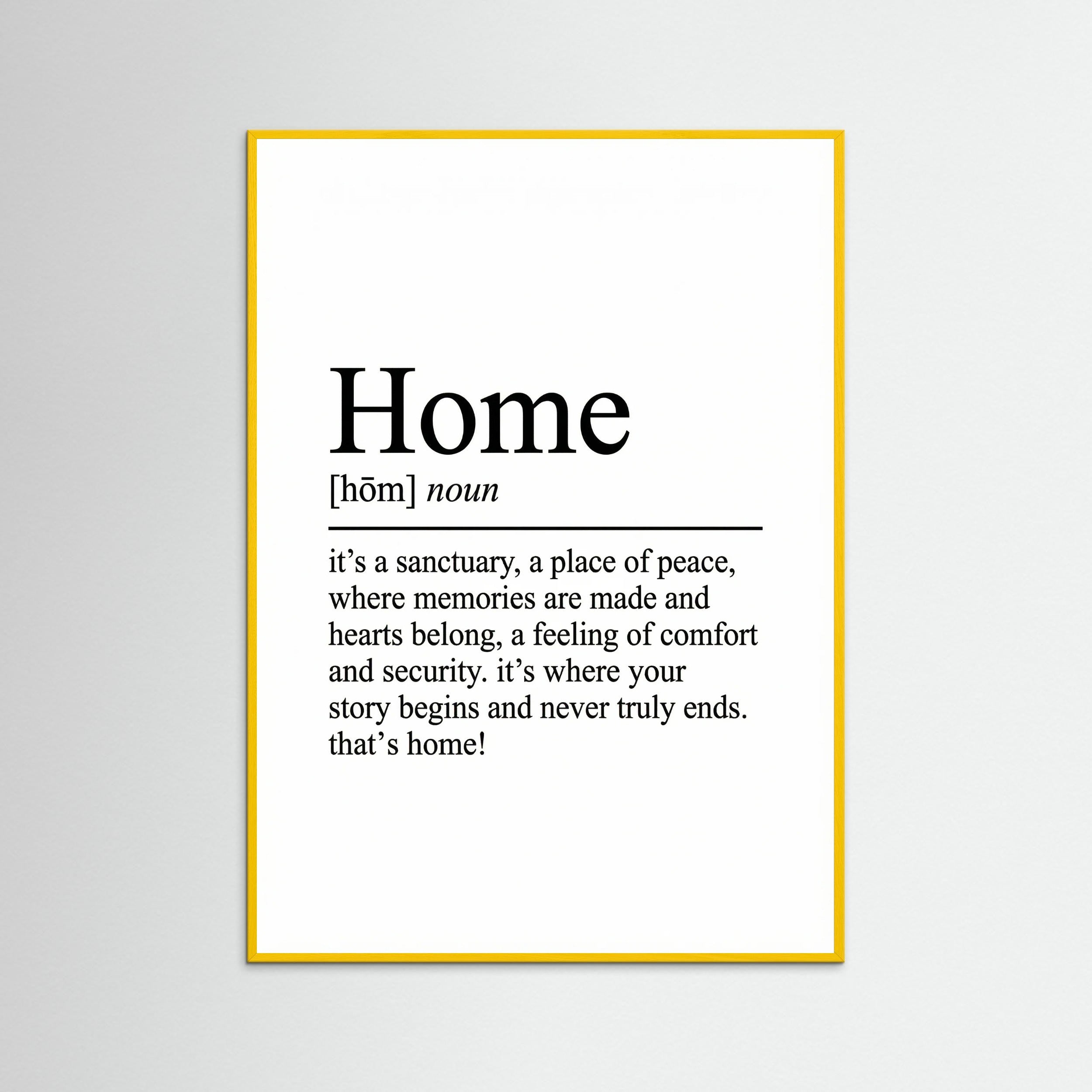 Yellow Wood Family Definition Art