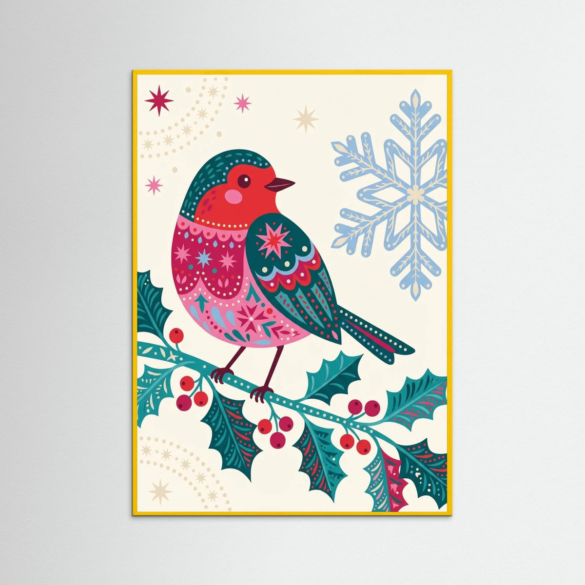 Yellow Wood Festive Cheer Letters