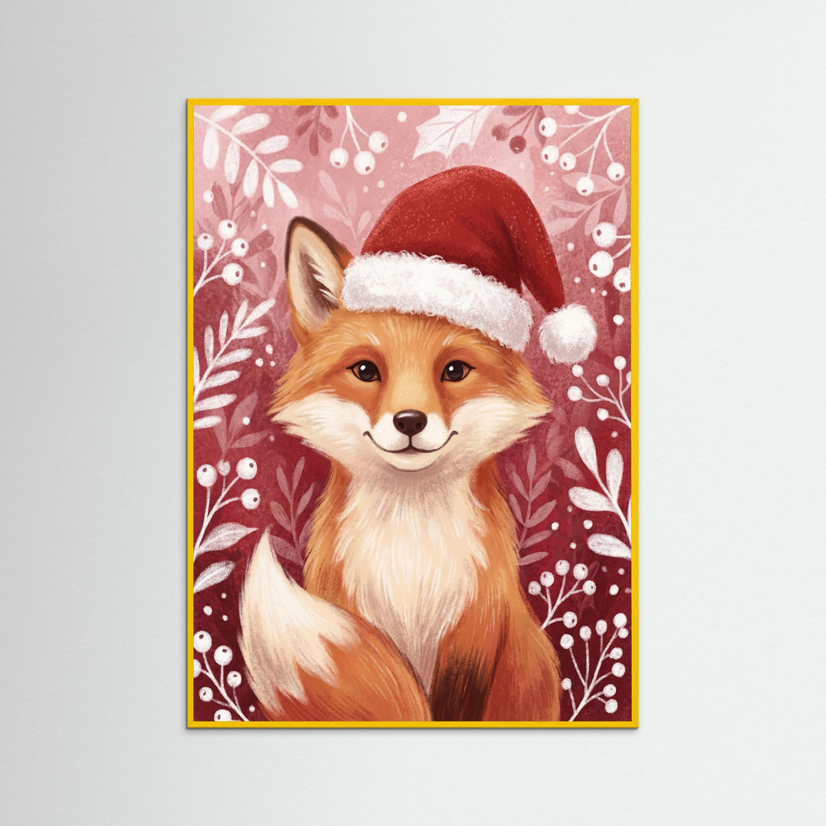 Yellow Wood Festive Reindeer Girl