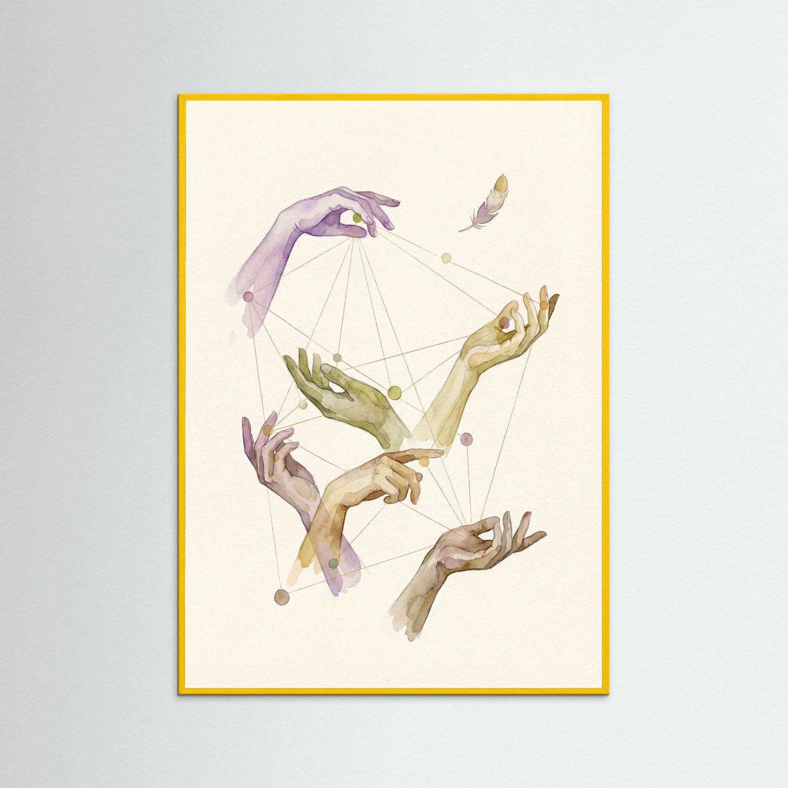 Yellow Wood Figured Constellations