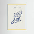Filles de la mer n.2 - La conchiglia Poster – plakat og kunsttryk