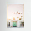 Flamingos In Palm Springs Poster – poster och konsttryck