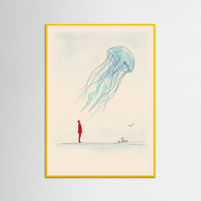 Yellow Wood Floating Home Swimmer