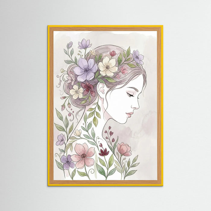 Yellow Wood Floral Muse
