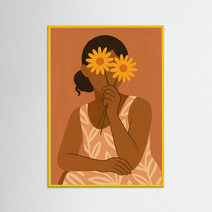 Yellow Wood Floral Mystique