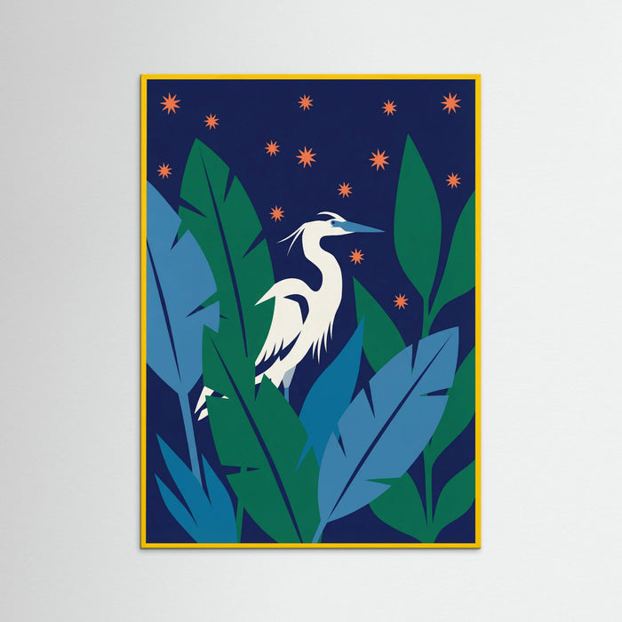 Yellow Wood Floral Reverie