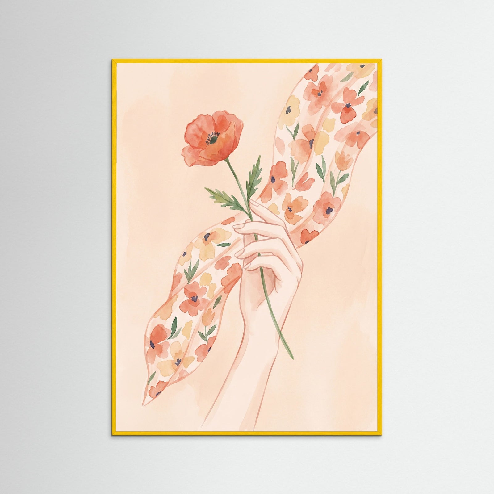 Yellow Wood Floral Wanderer