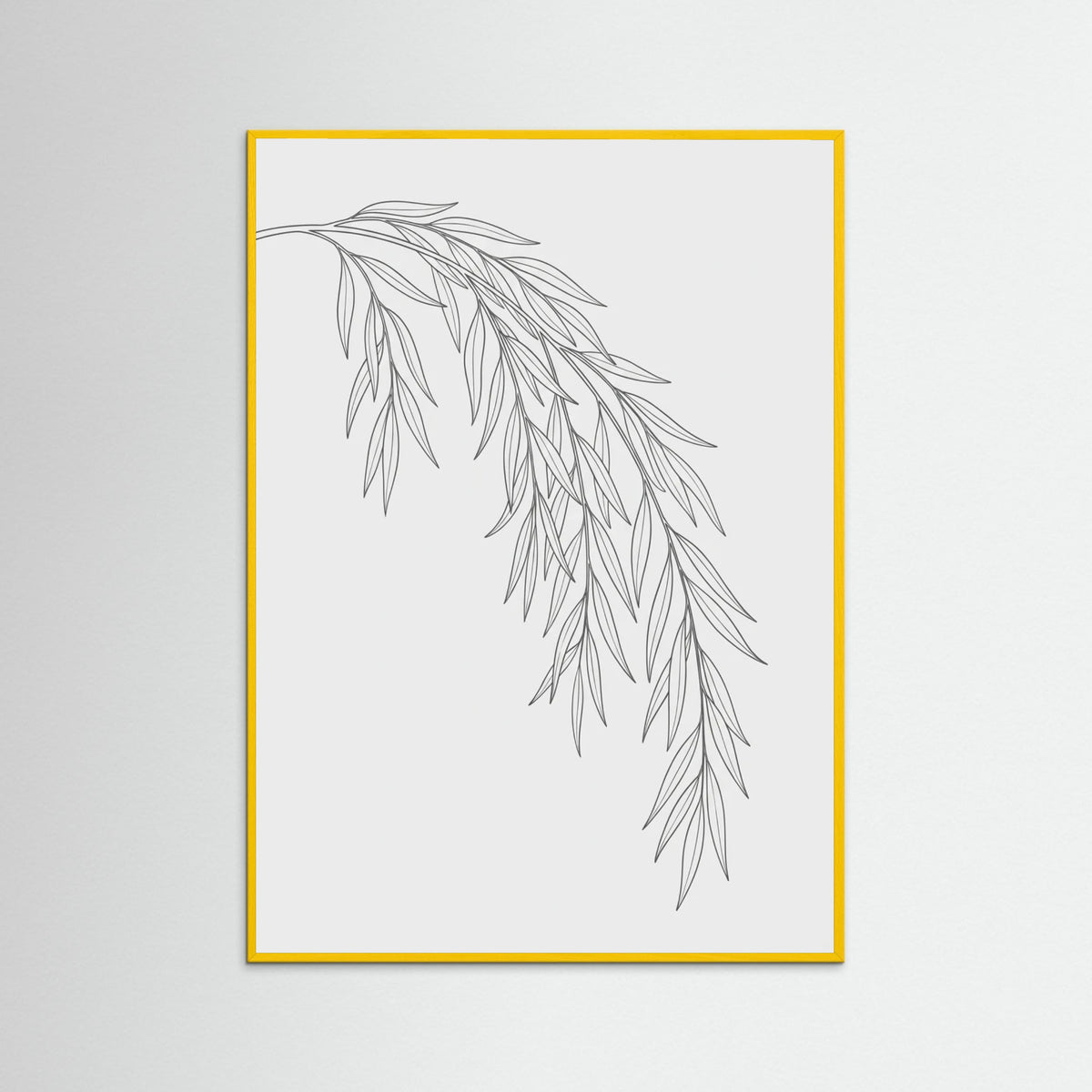 Yellow Wood Floral Whispers