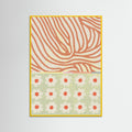 Yellow Wood Flowers Composition 2 Poster
