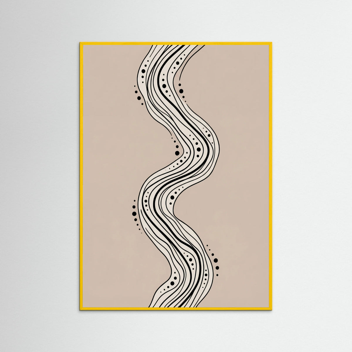 Yellow Wood Flowing Connections