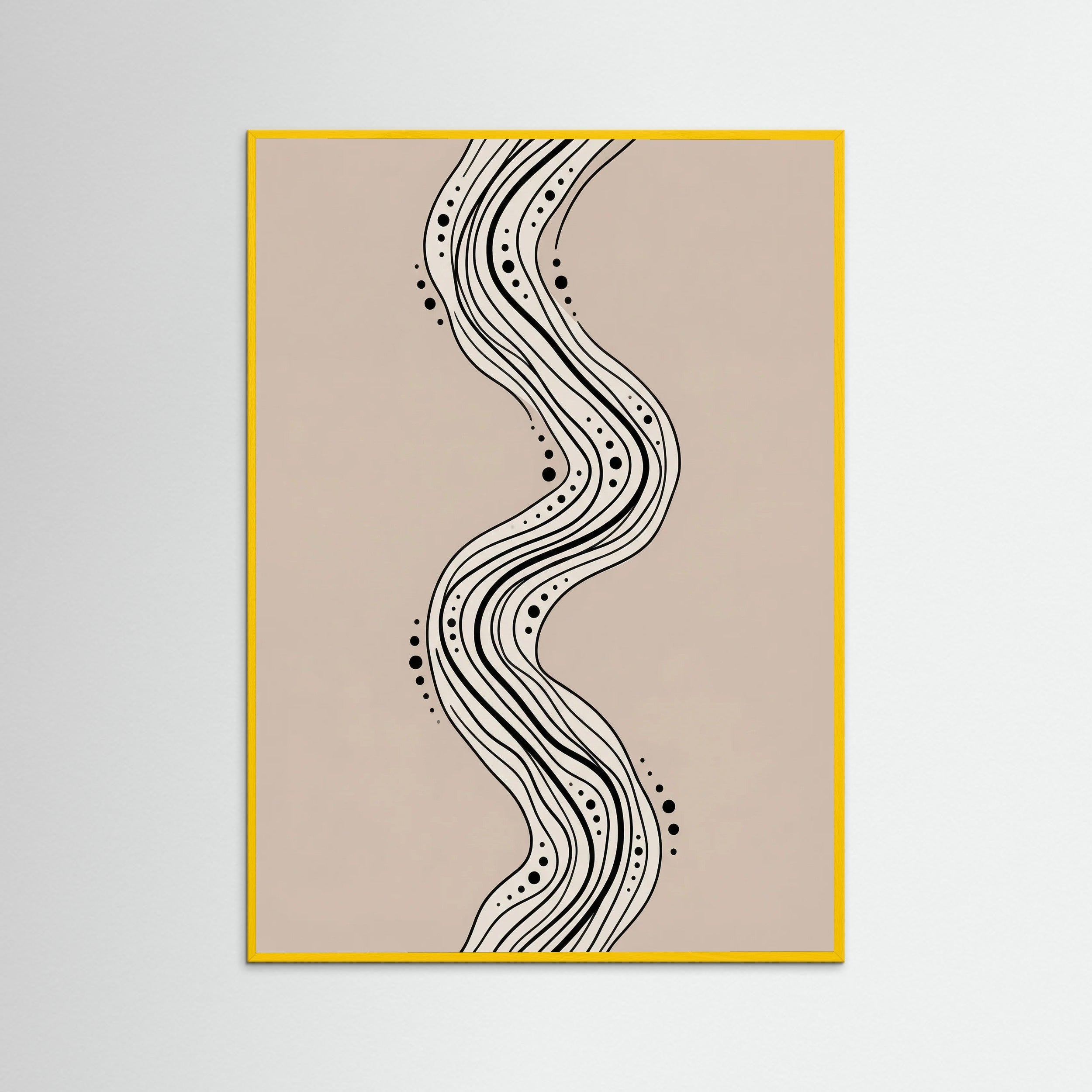Yellow Wood Flowing Connections