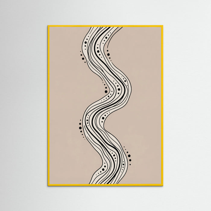 Yellow Wood Flowing Connections