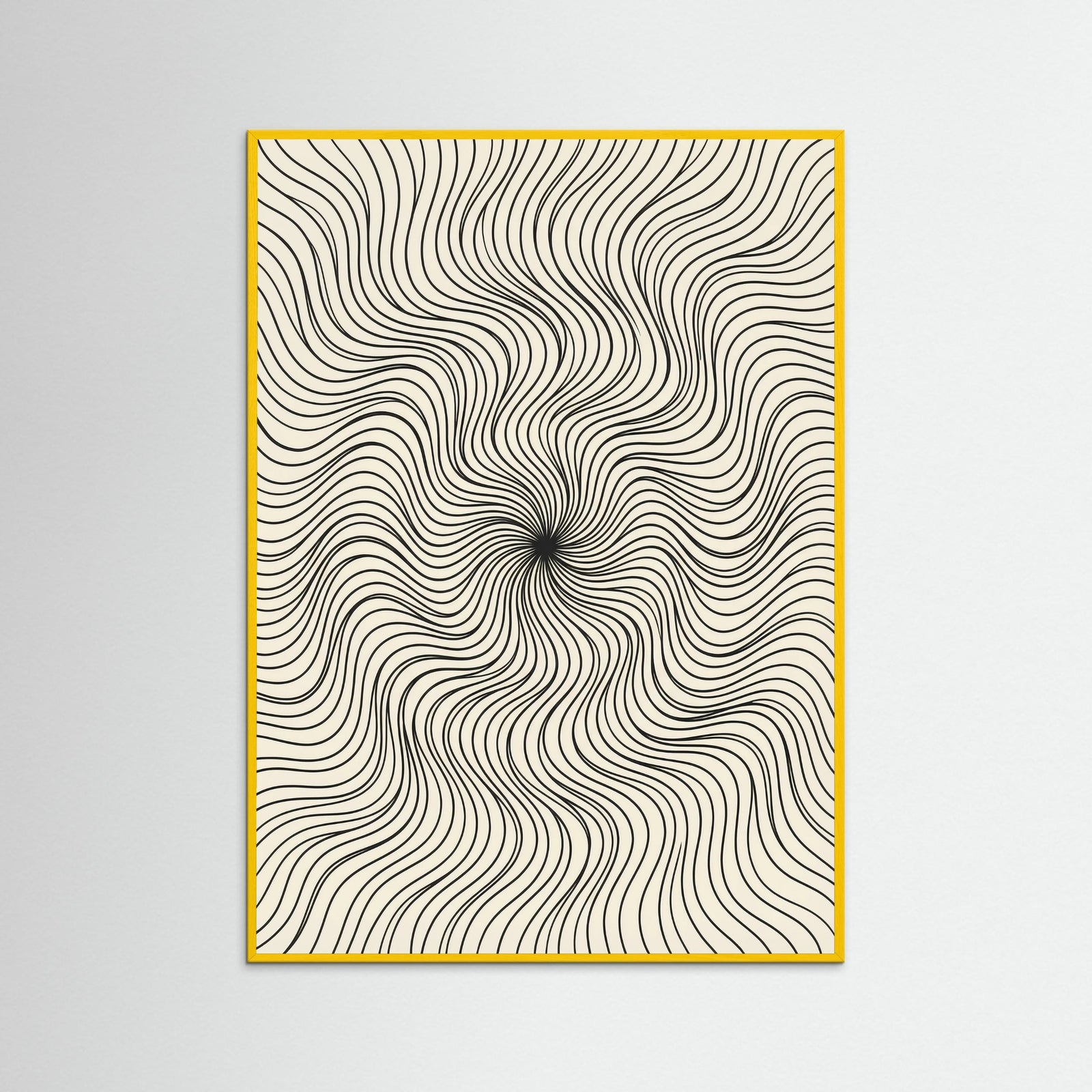 Yellow Wood Flowing Embrace