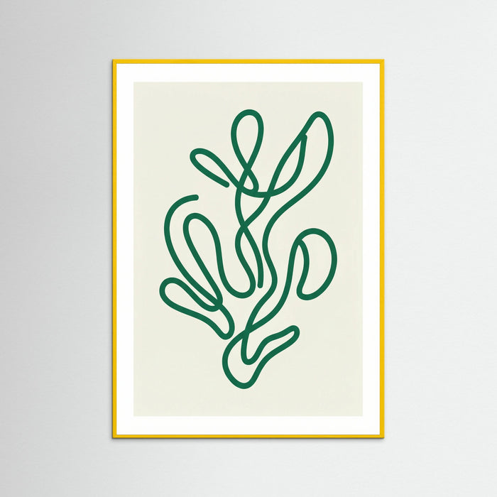 Yellow Wood Flowing Emerald
