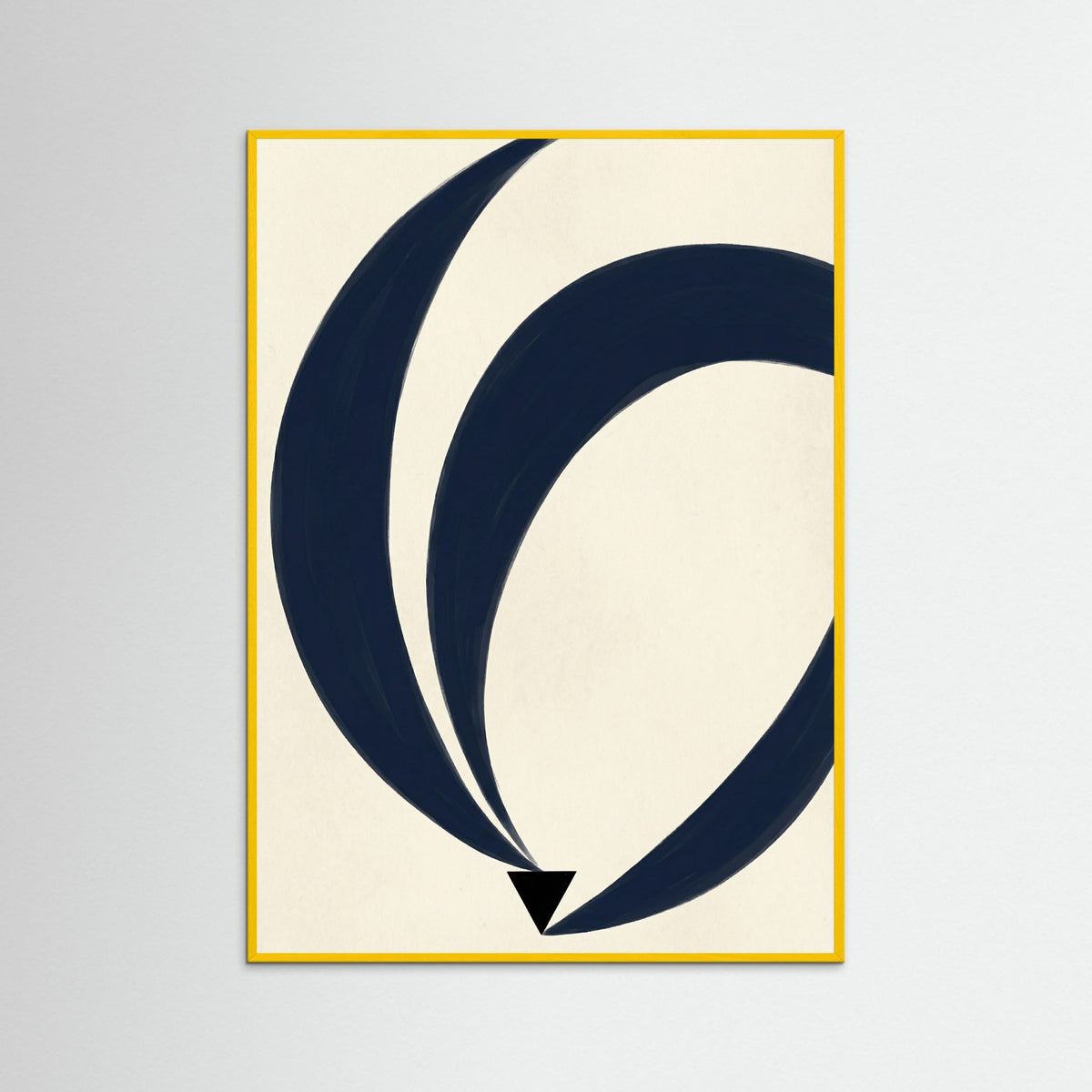 Yellow Wood Flowing Form