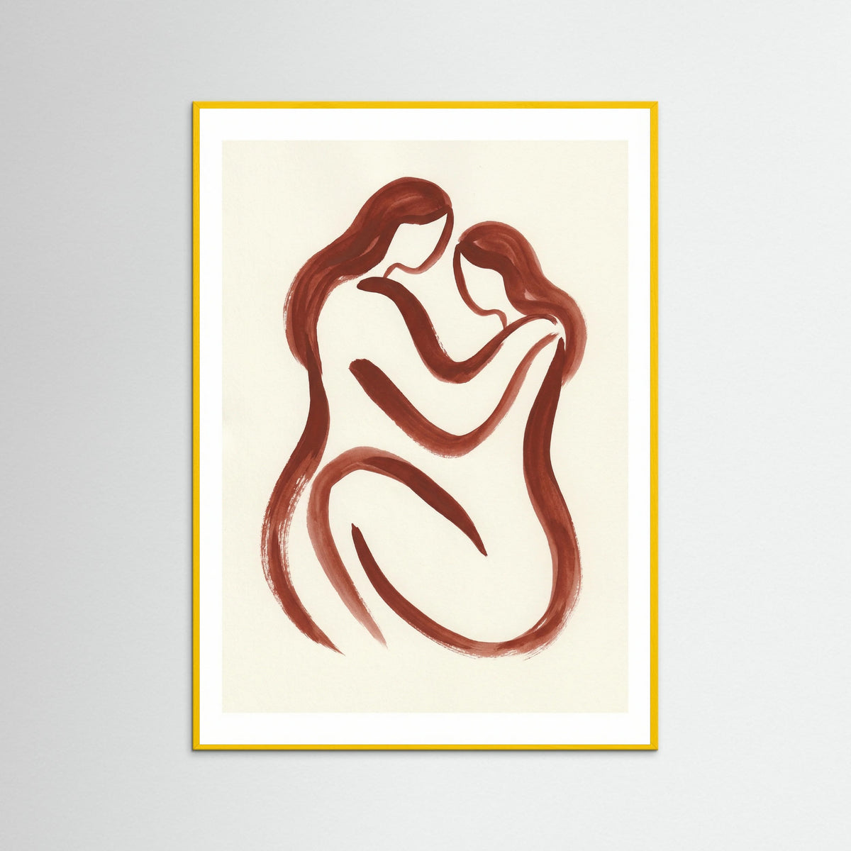 Yellow Wood Flowing Red Form