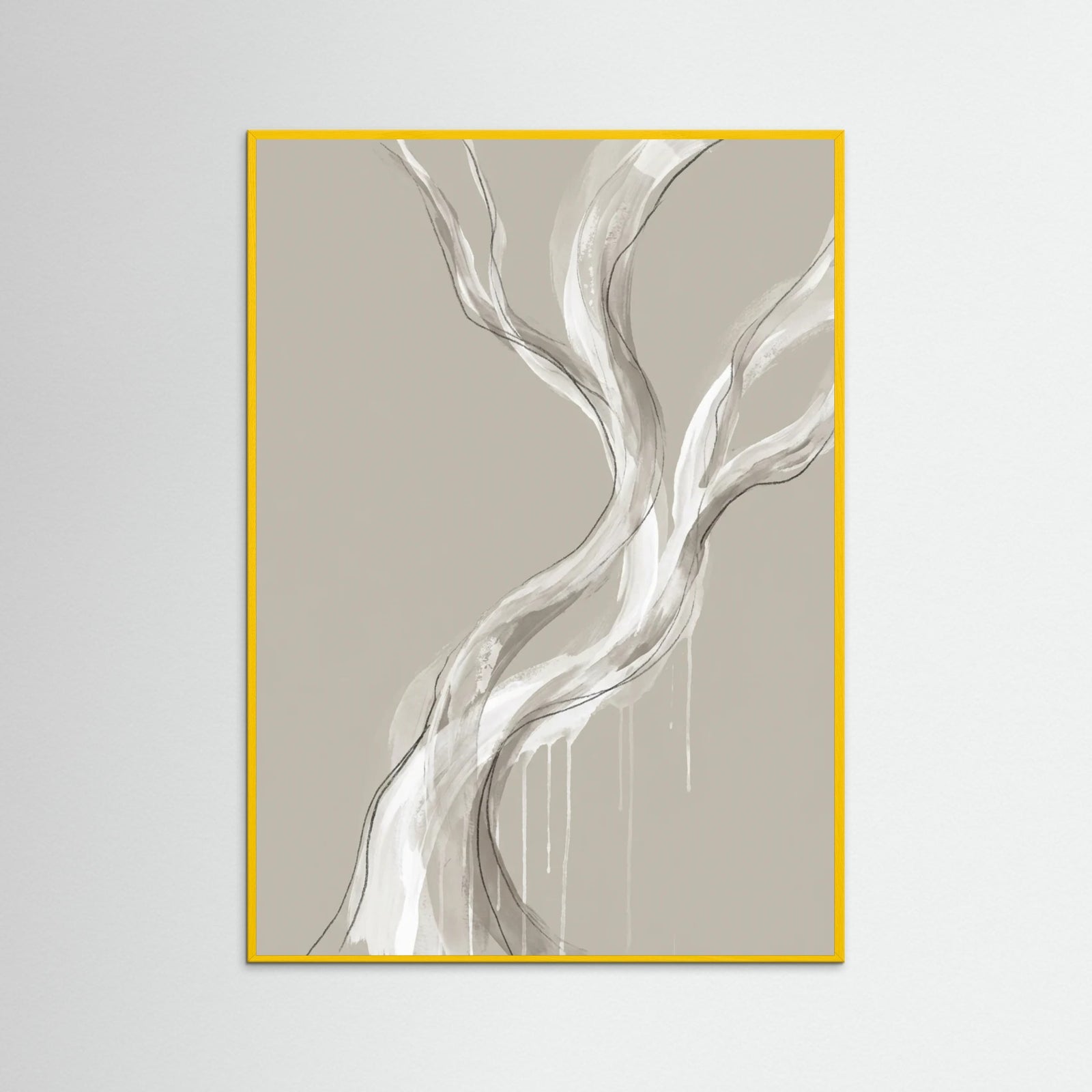 Yellow Wood Flowing Serenity