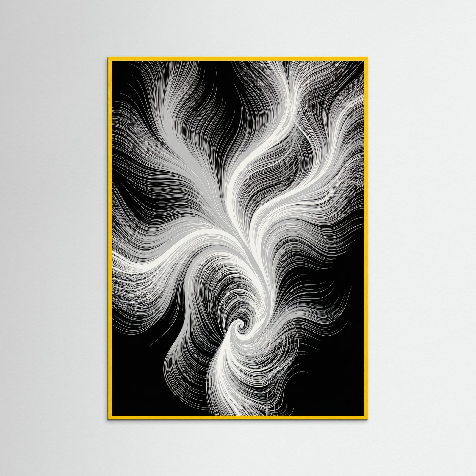 Yellow Wood Flowing Serenity