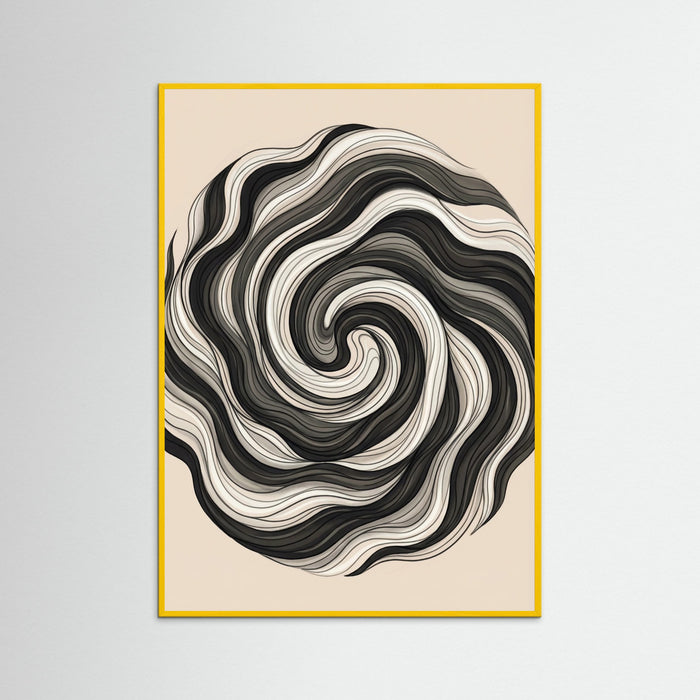 Yellow Wood Flowing Strands