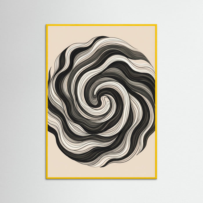 Yellow Wood Flowing Strands