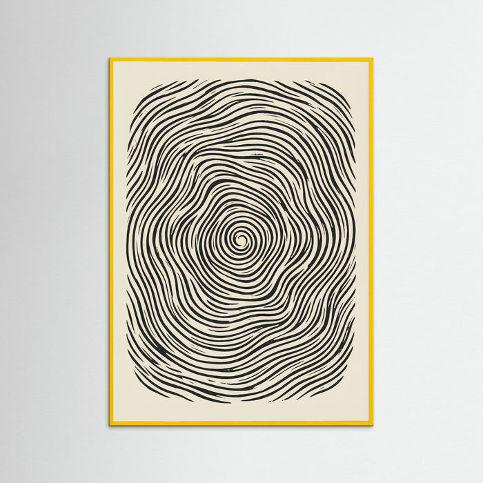 Yellow Wood Flowing Strands