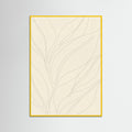 Yellow Wood Fluid Contours