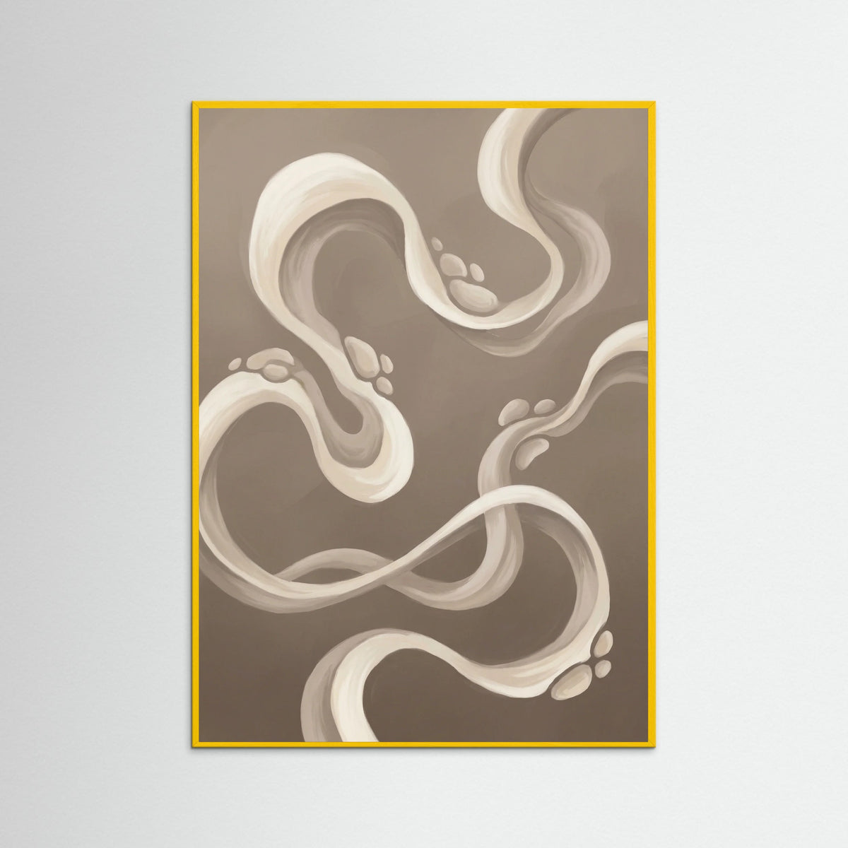 Yellow Wood Fluid Forms