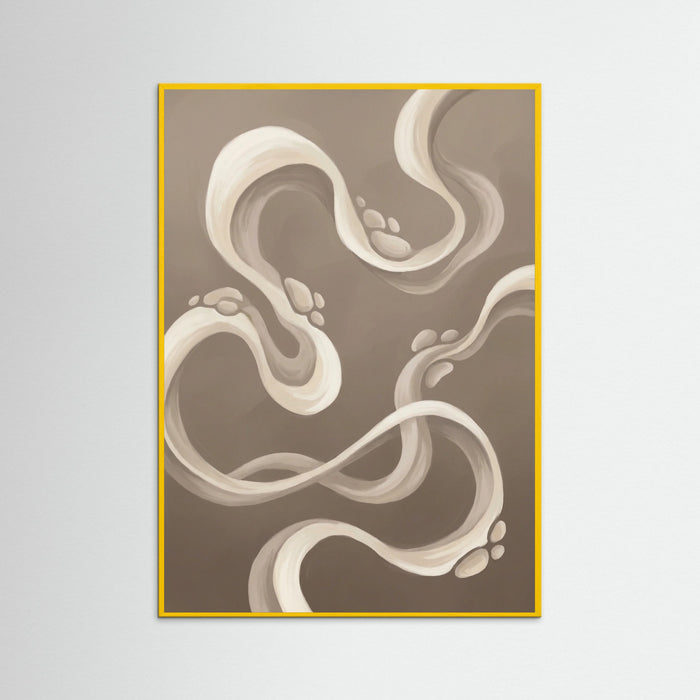 Yellow Wood Fluid Forms