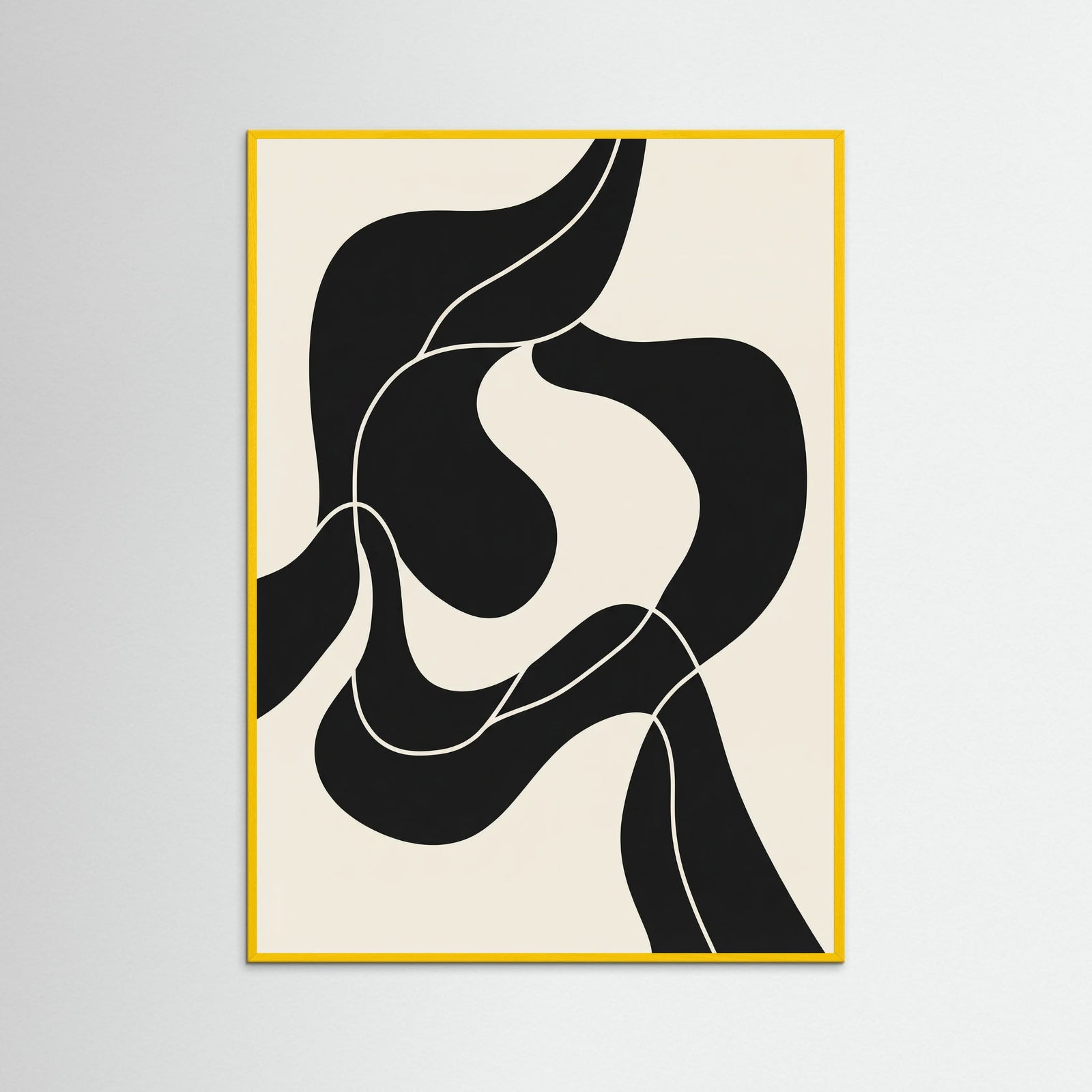 Yellow Wood Fluid Forms