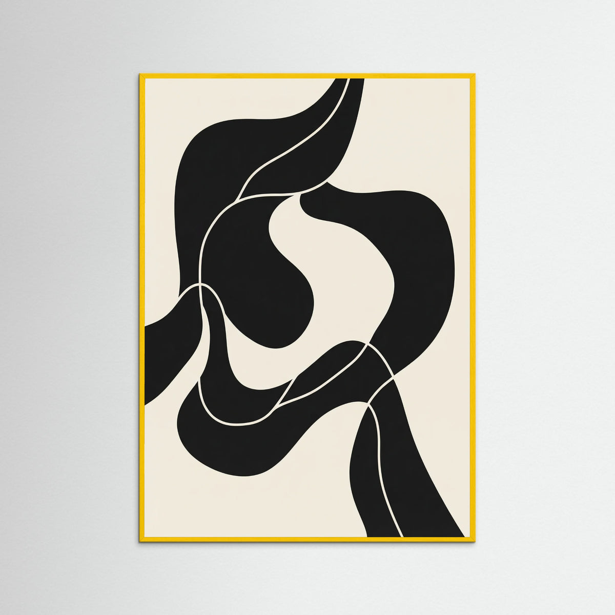 Yellow Wood Fluid Forms