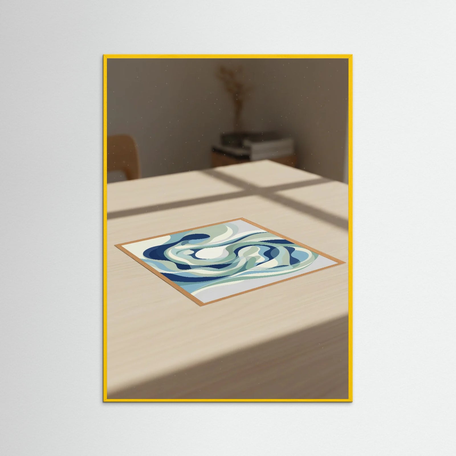 Yellow Wood Fluid Forms