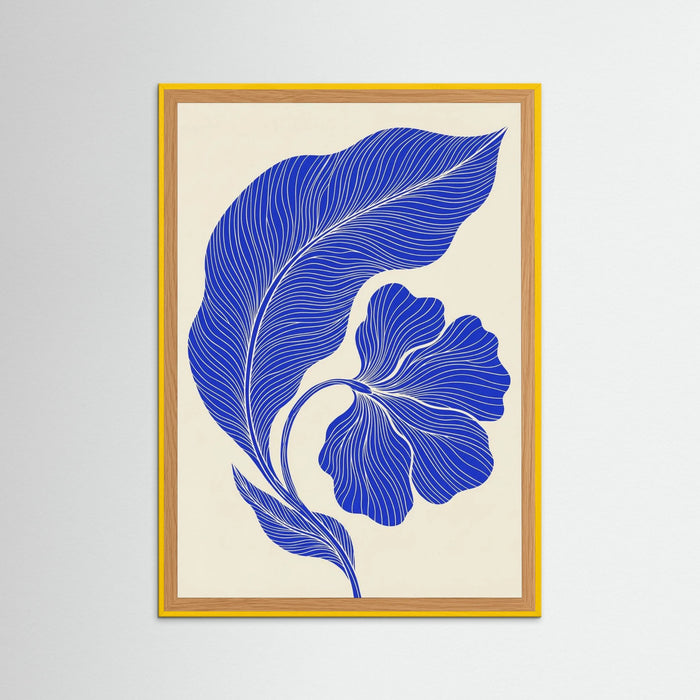 Yellow Wood Fluid Silhouette