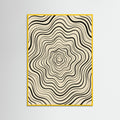 Yellow Wood Fluid Stripes