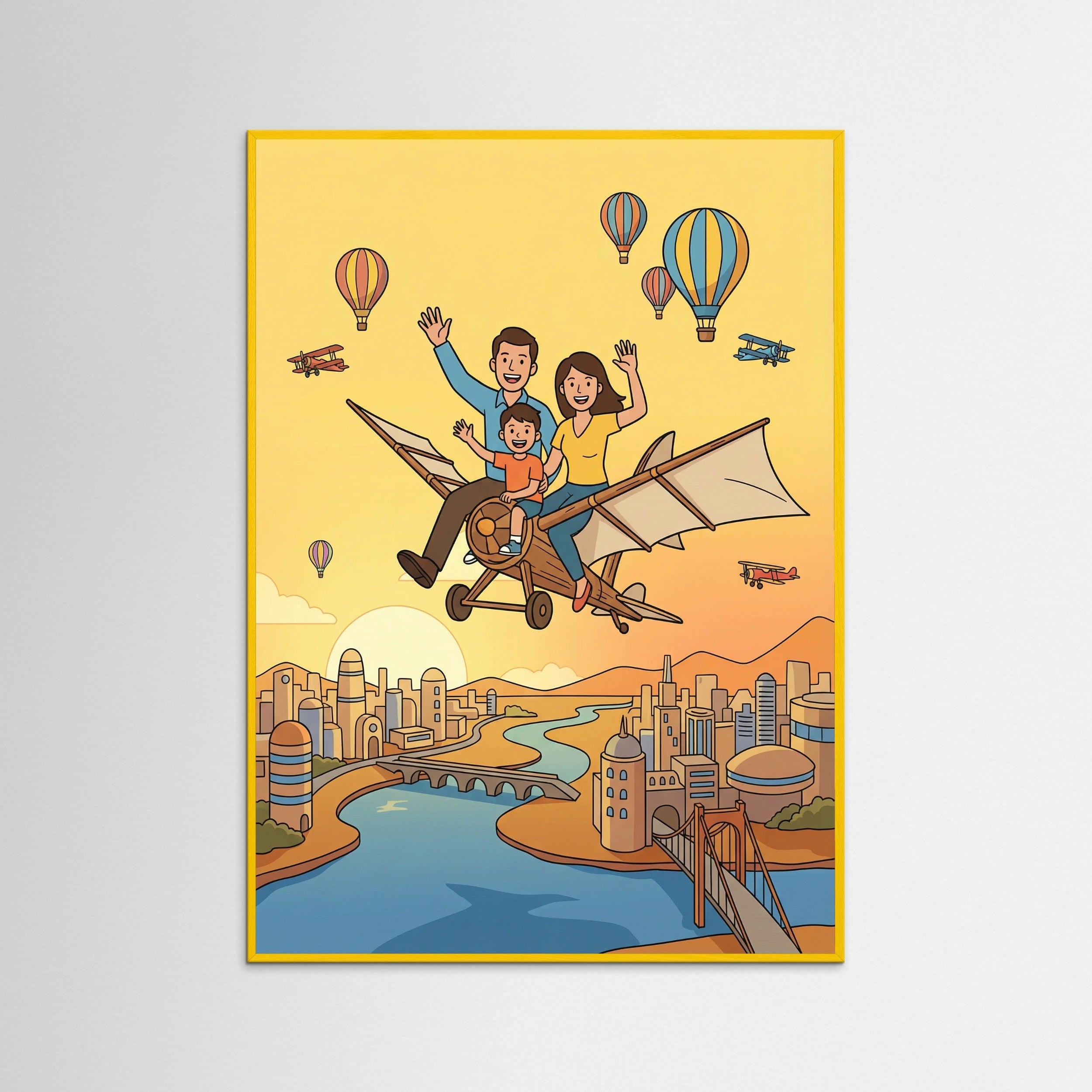 Yellow Wood Flying Adventures Sunset