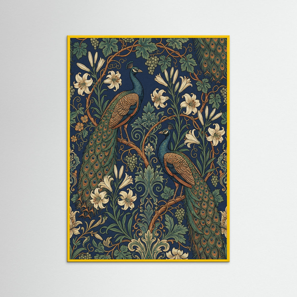 Yellow Wood Forest Fauna Tapestry