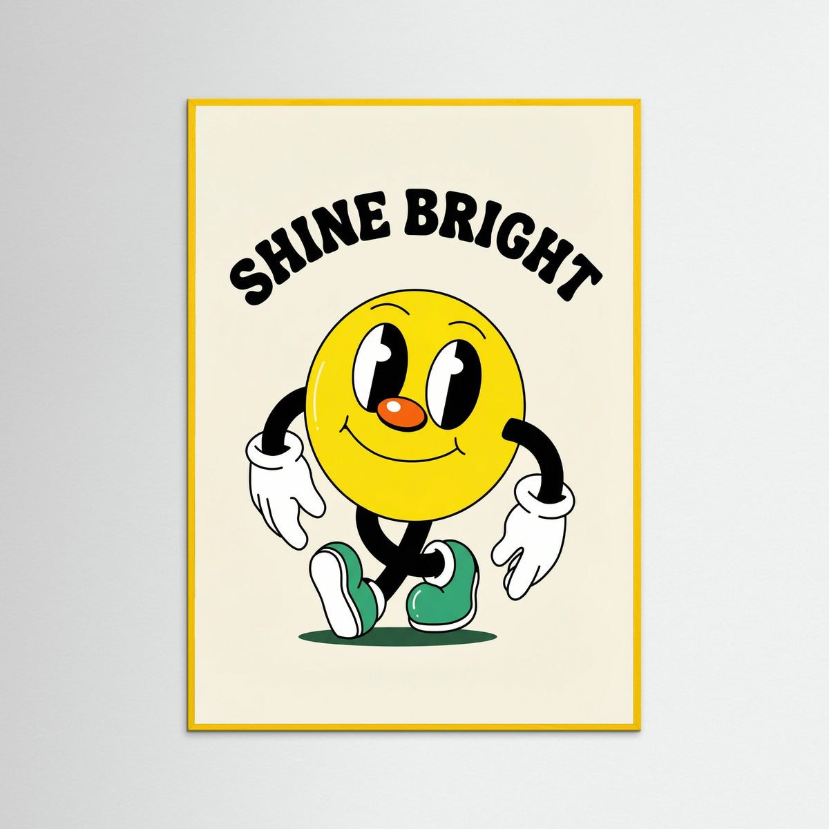 Yellow Wood Forward Smile