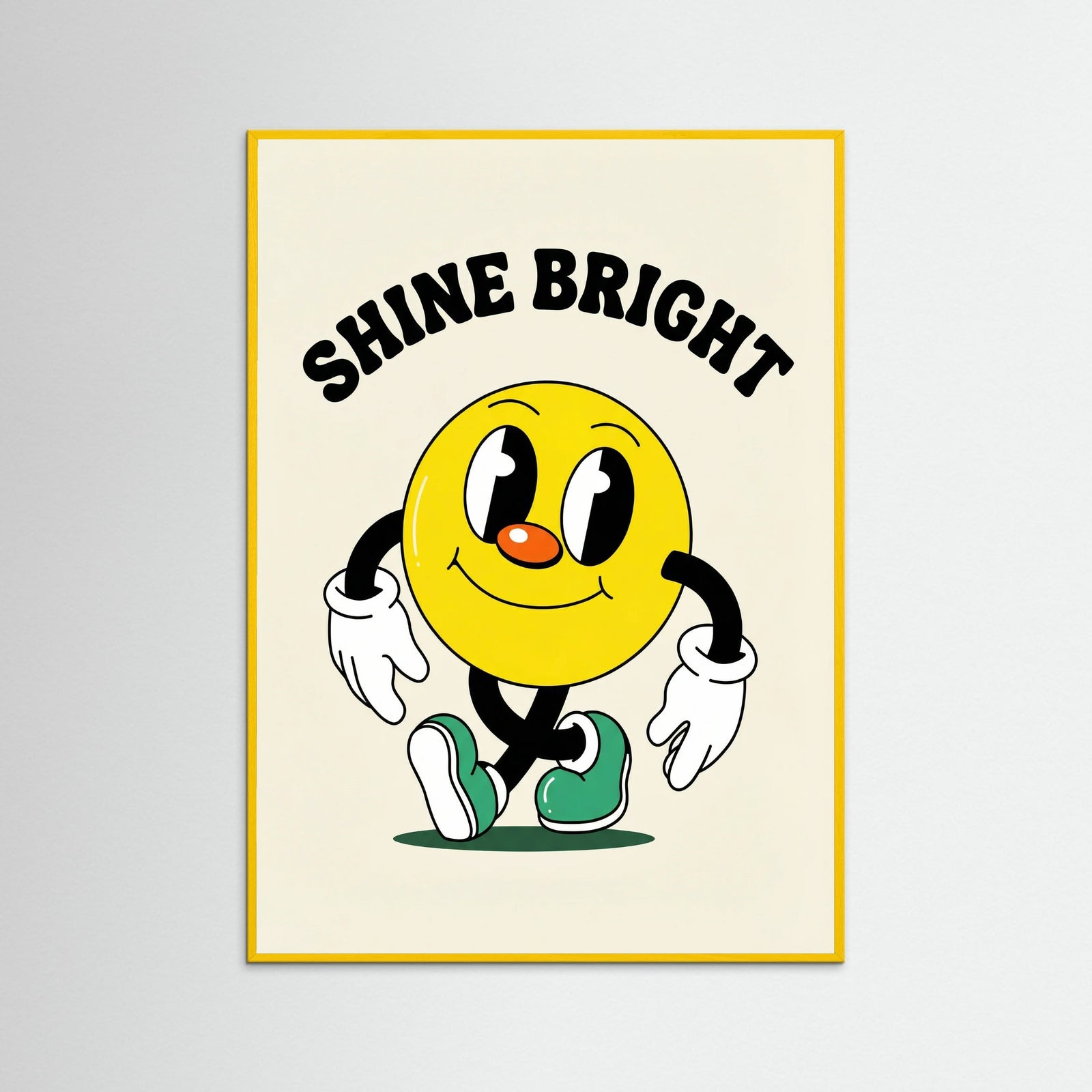 Yellow Wood Forward Smile