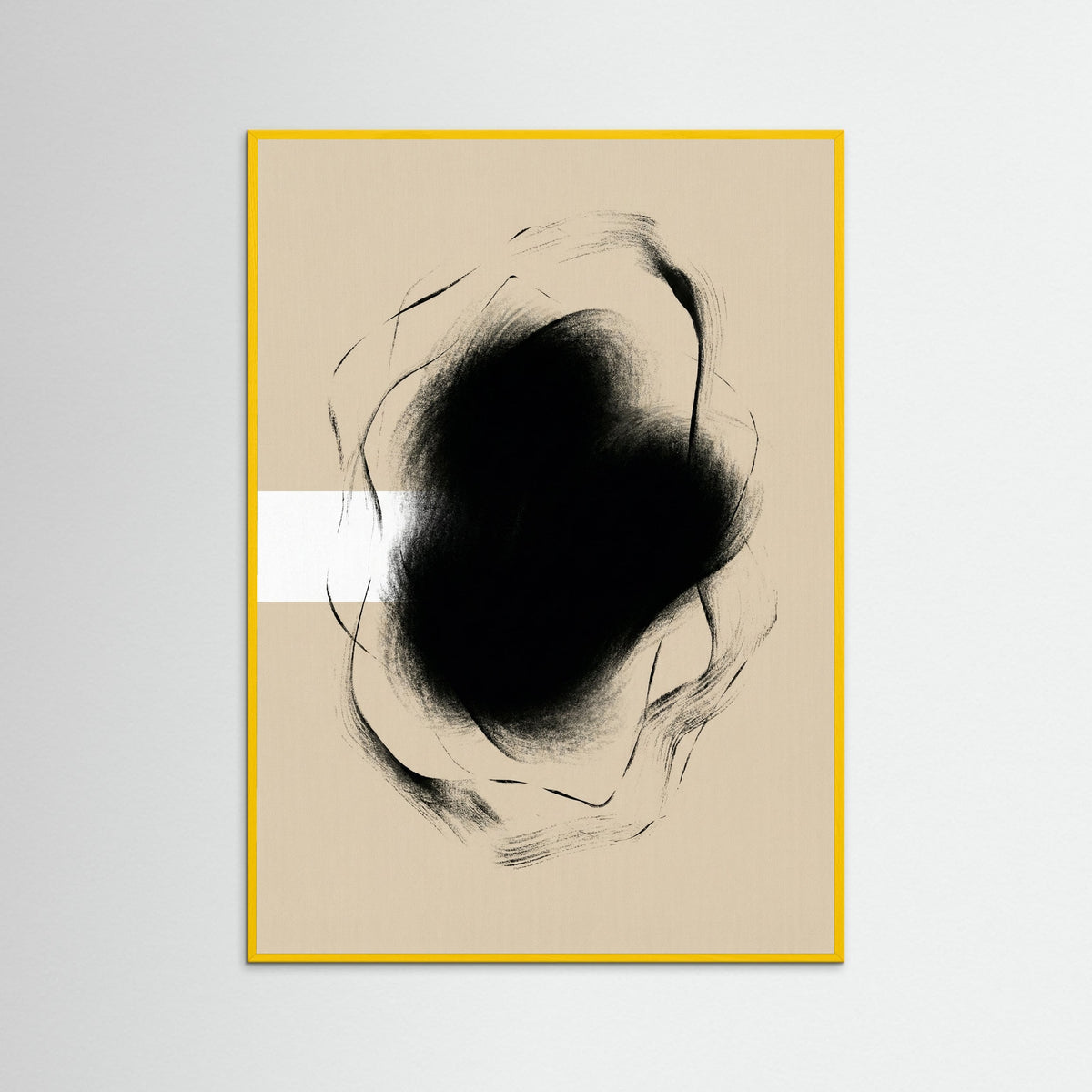 Yellow Wood Fragmented Forms