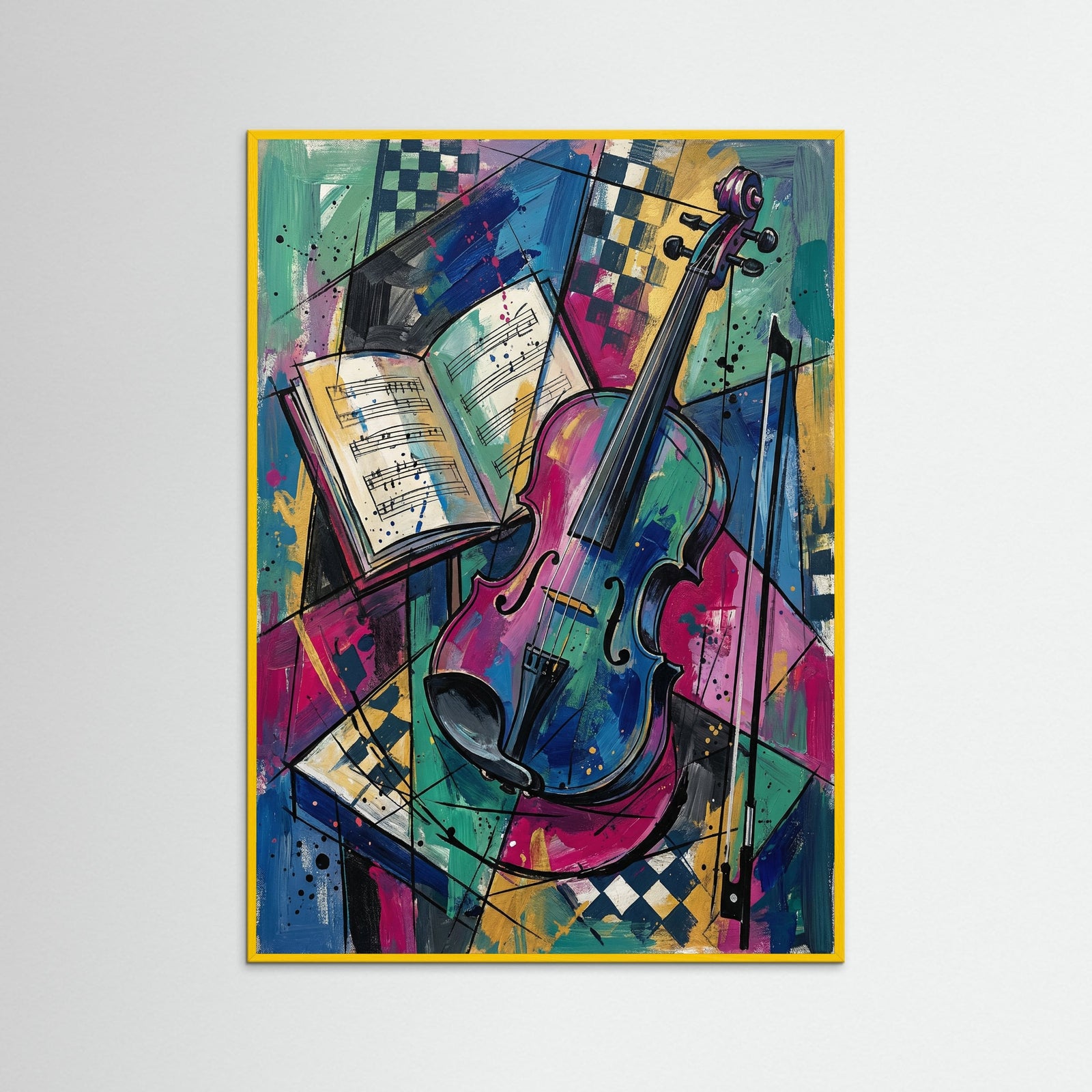 Yellow Wood Fragmented Gaze