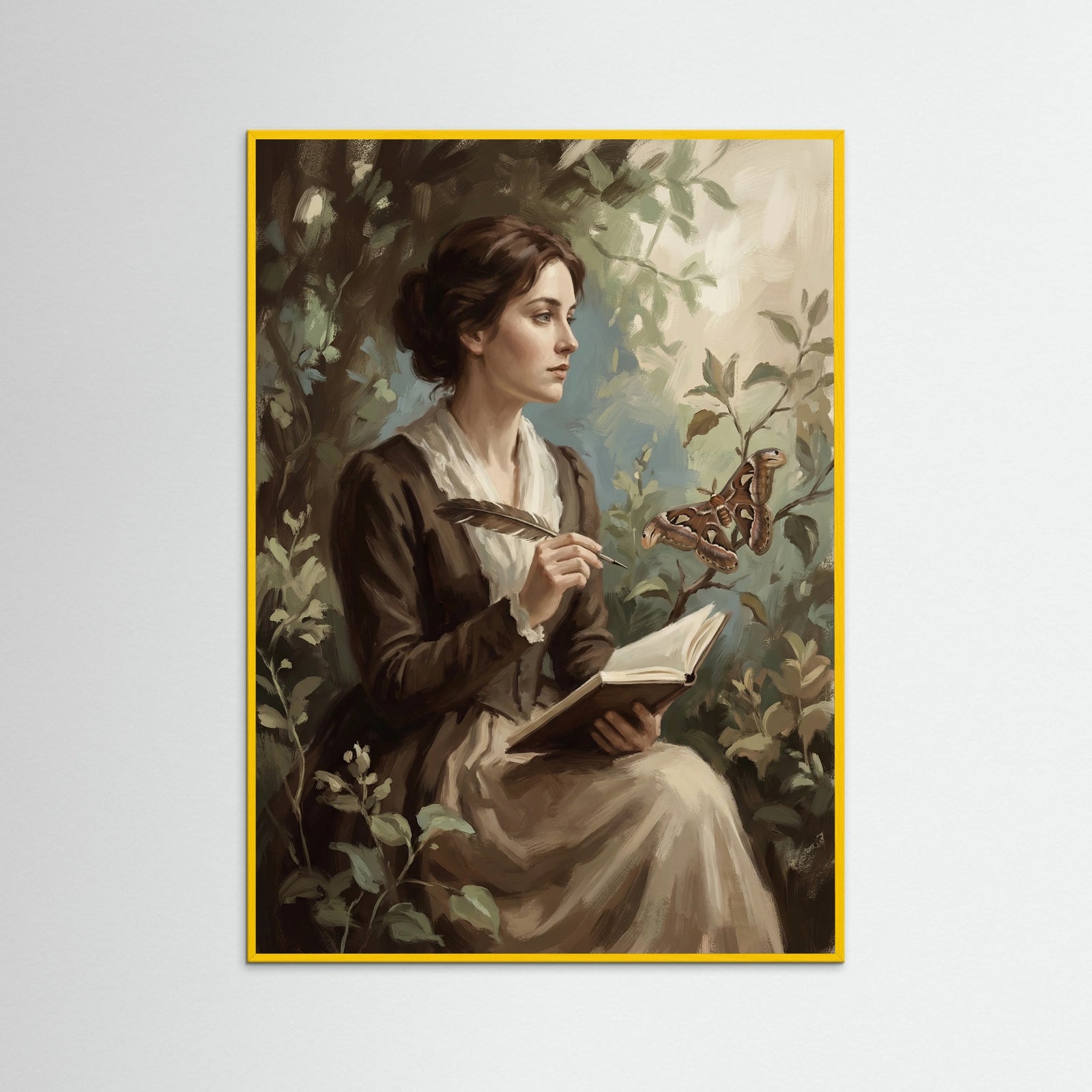 Yellow Wood Fridas Parrots