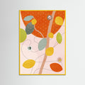 Yellow Wood Friendly Colors Hilma 5 Poster