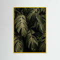 Yellow Wood Frond Shadows