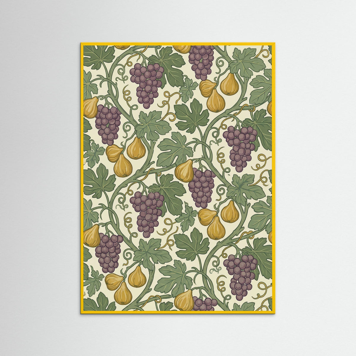 Yellow Wood Garden Trellis Motif