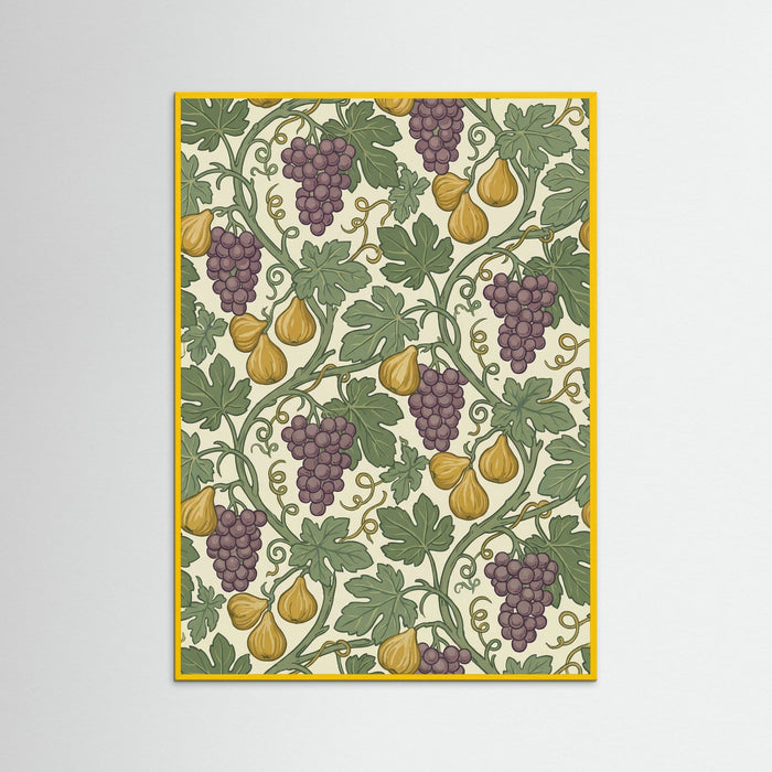 Yellow Wood Garden Trellis Motif
