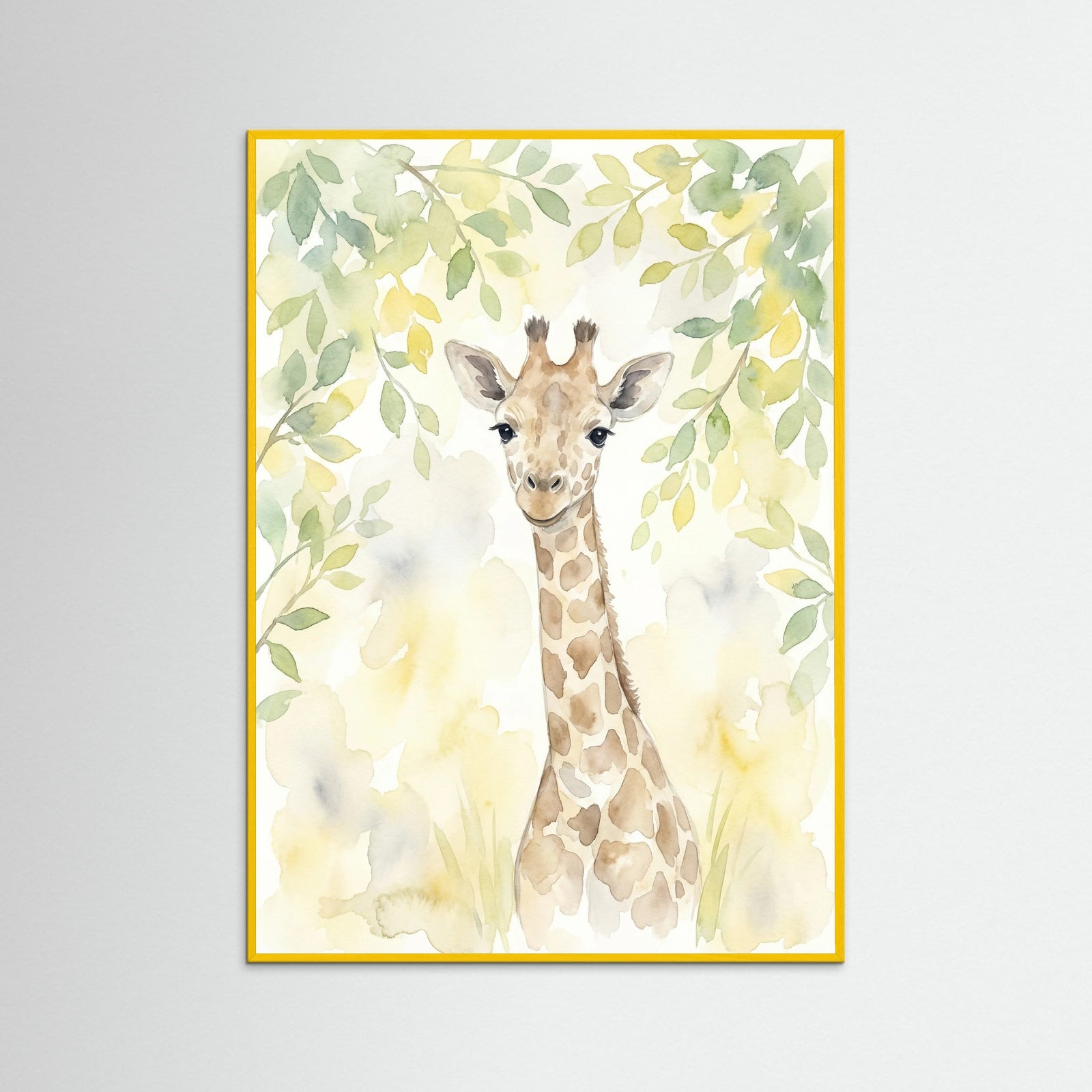 Yellow Wood Gentle Baby Elephant