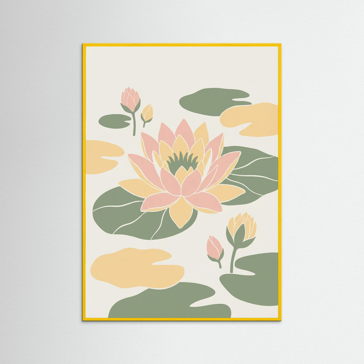 Yellow Wood Gentle Floral Cascade