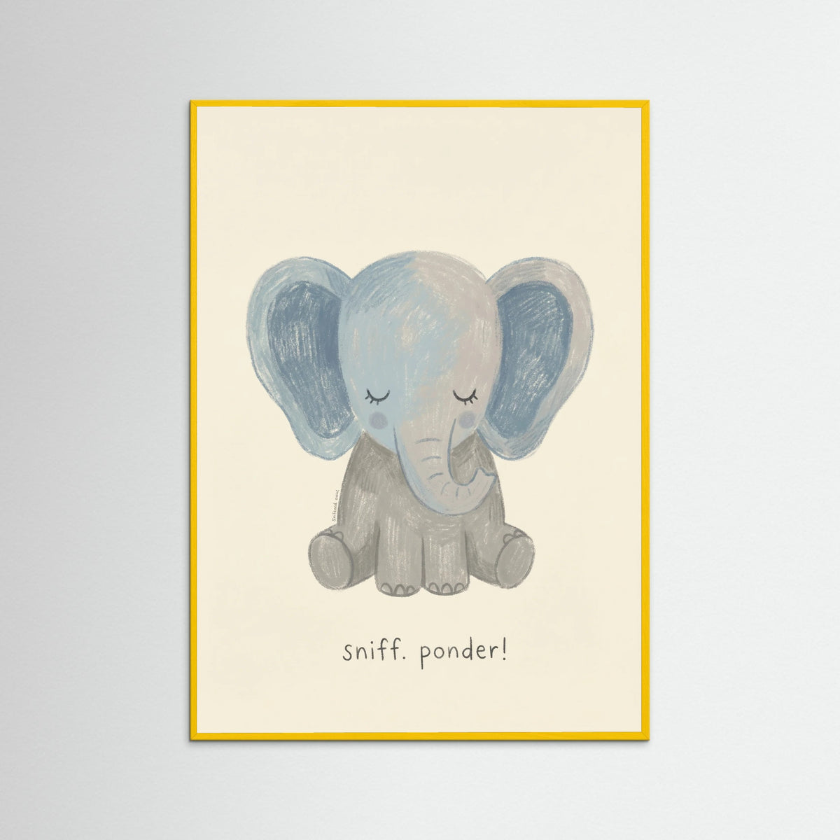 Yellow Wood Gentle Lion Cub