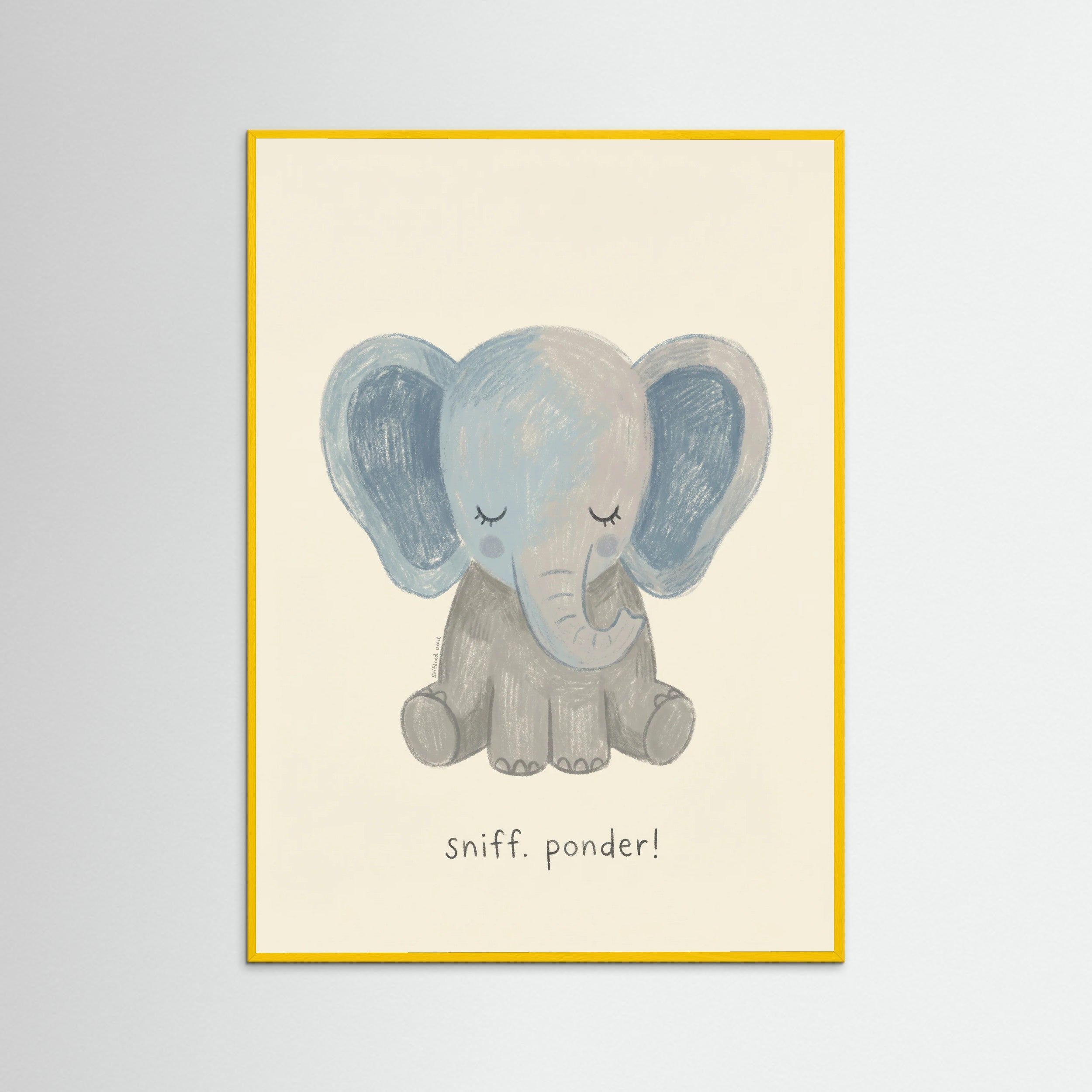 Yellow Wood Gentle Lion Cub